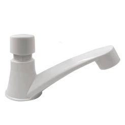 Torneira Para Lavatório/Banheiro Automática Abs Branco