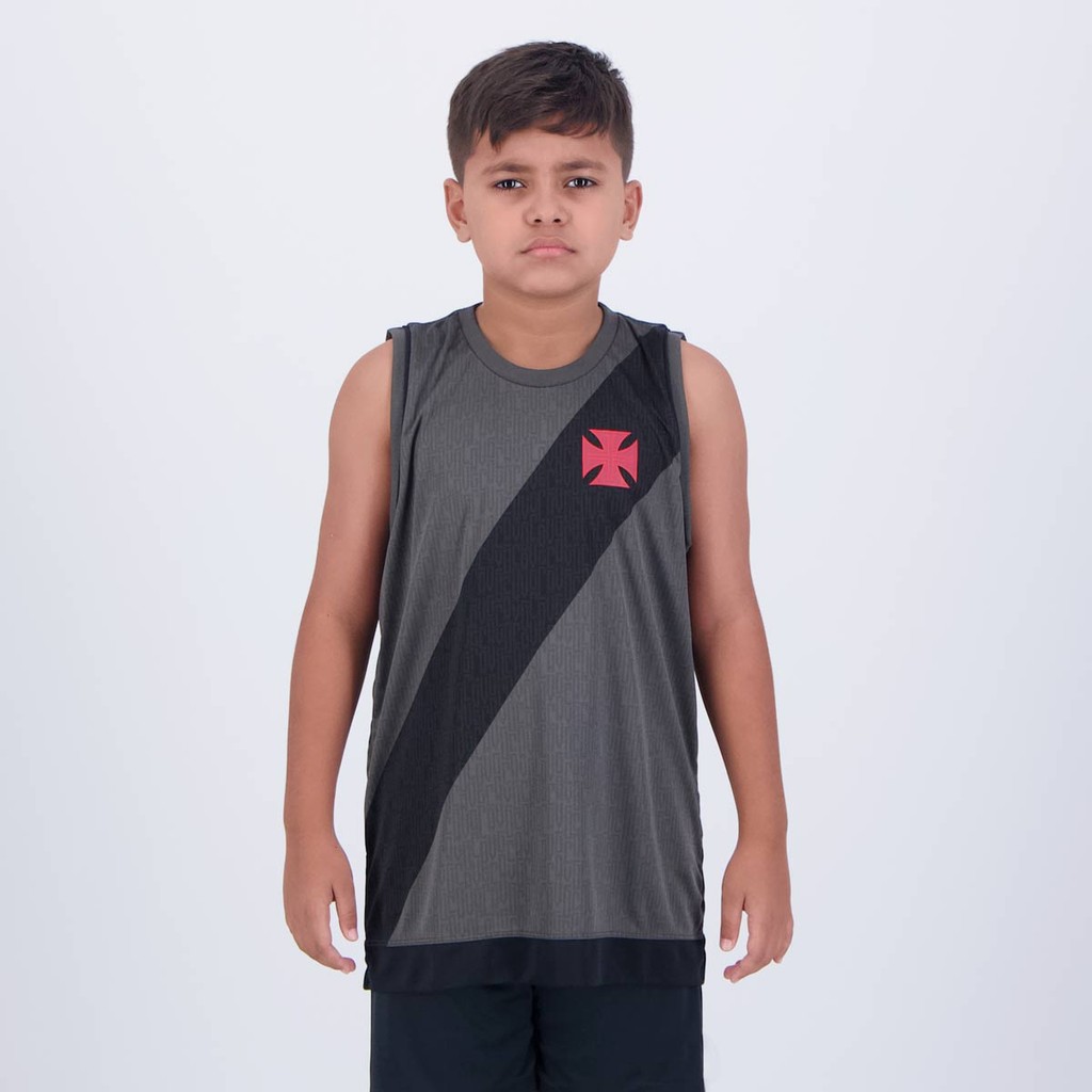 Regata Vasco Division Infantil Cinza Escuro - Baby & Kids Fashion