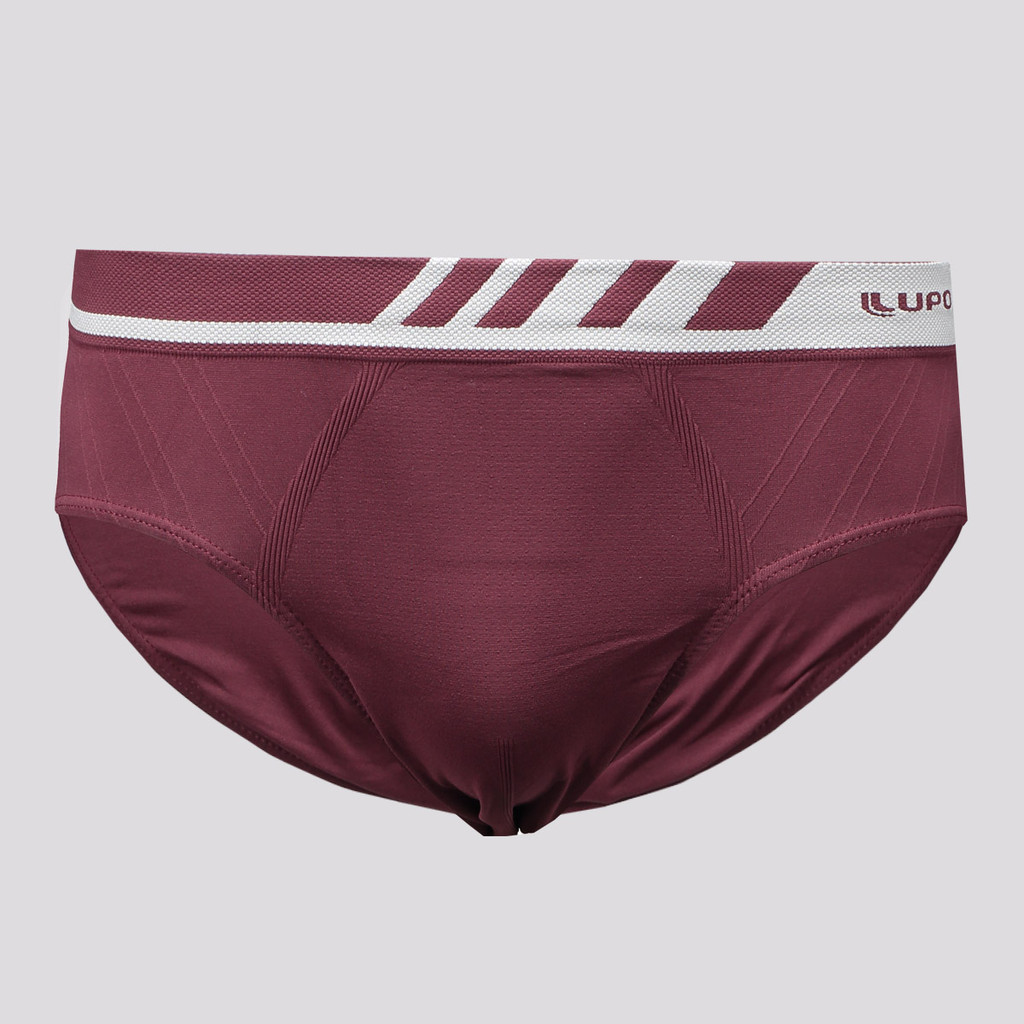 Cueca Slip Lupo Microfibra Sem Costura Vinho em Oferta na Shopee