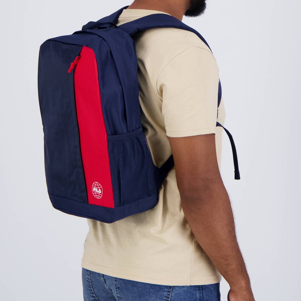 Mochila Fila Mondo Marinho e Vermelho - Men Bags