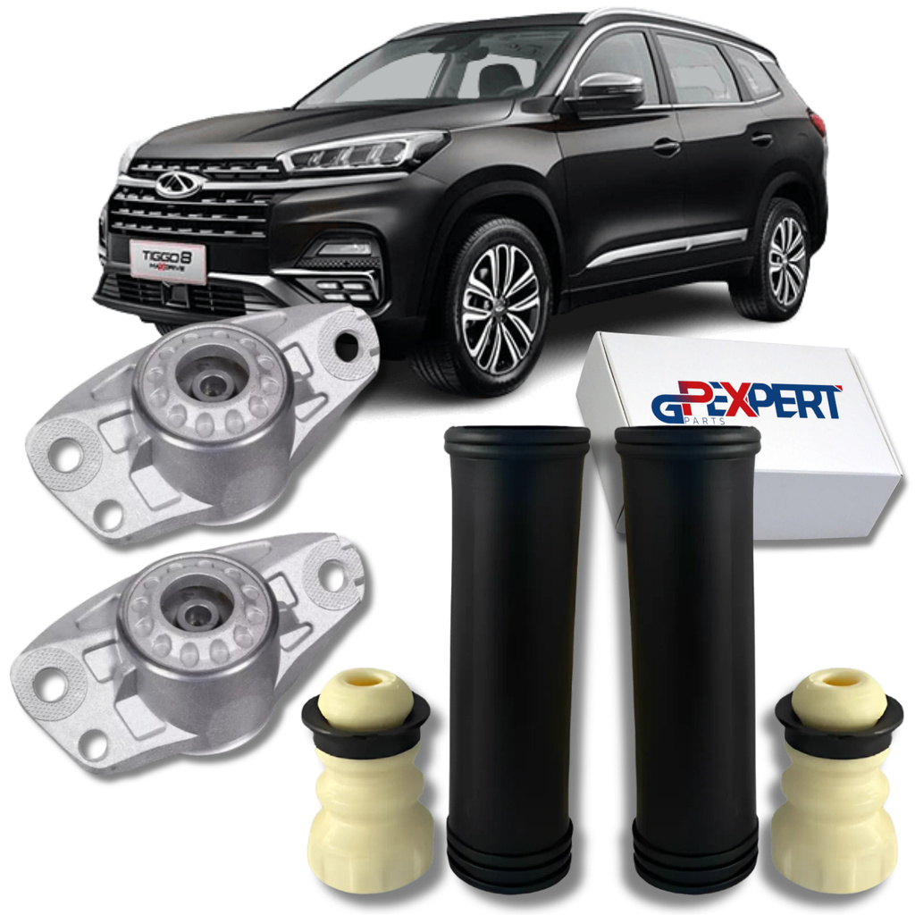 KIT COXIM BATENTE COIFA DO AMORTECEDOR TRASEIRO TIGGO 8 2019 2020 2021 2022 2023 2024