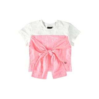 Blusa Manga Curta com Amarração Gloss em Oferta na Shopee