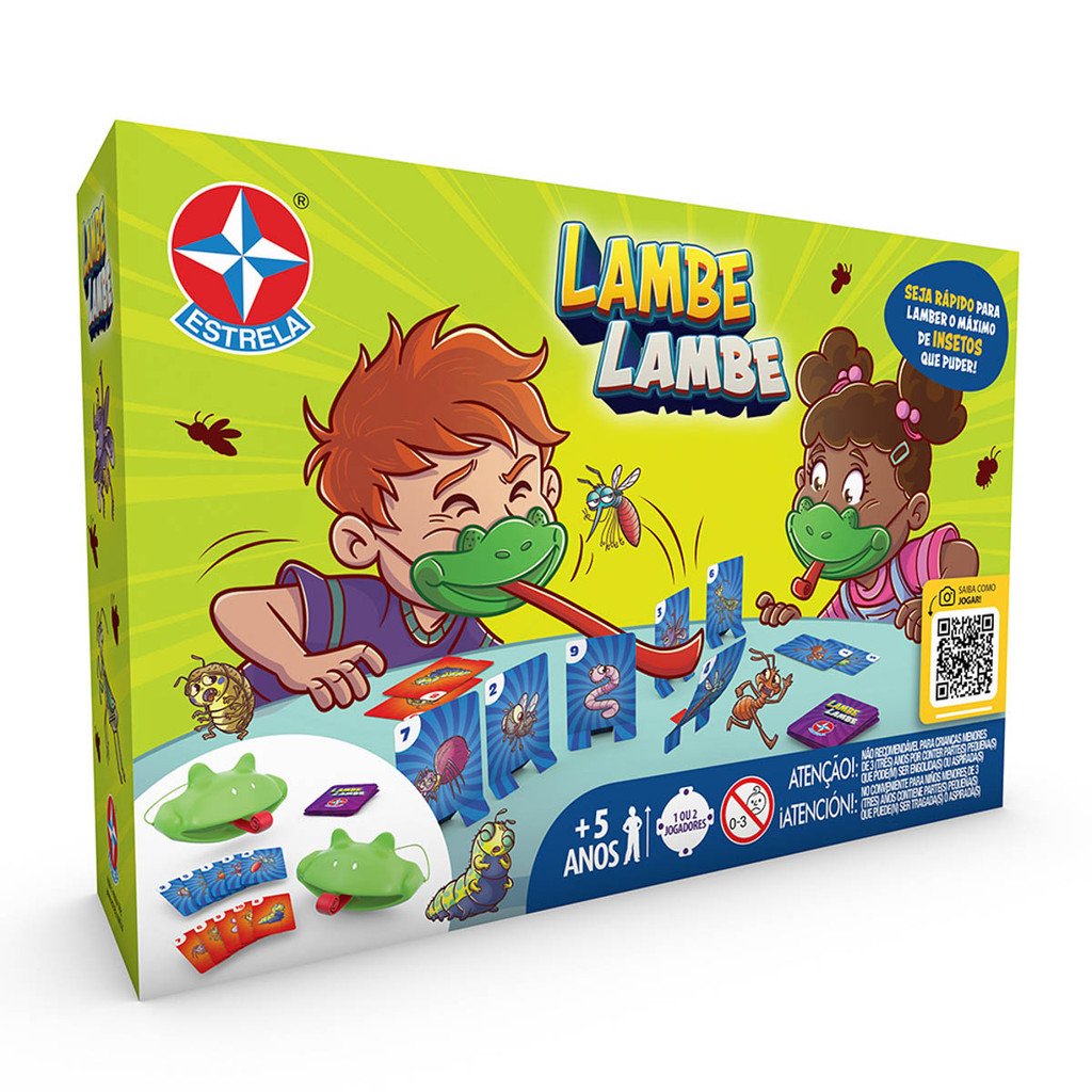 Jogo Lambe Lambe - Brinquedos Estrela em Oferta na Shopee