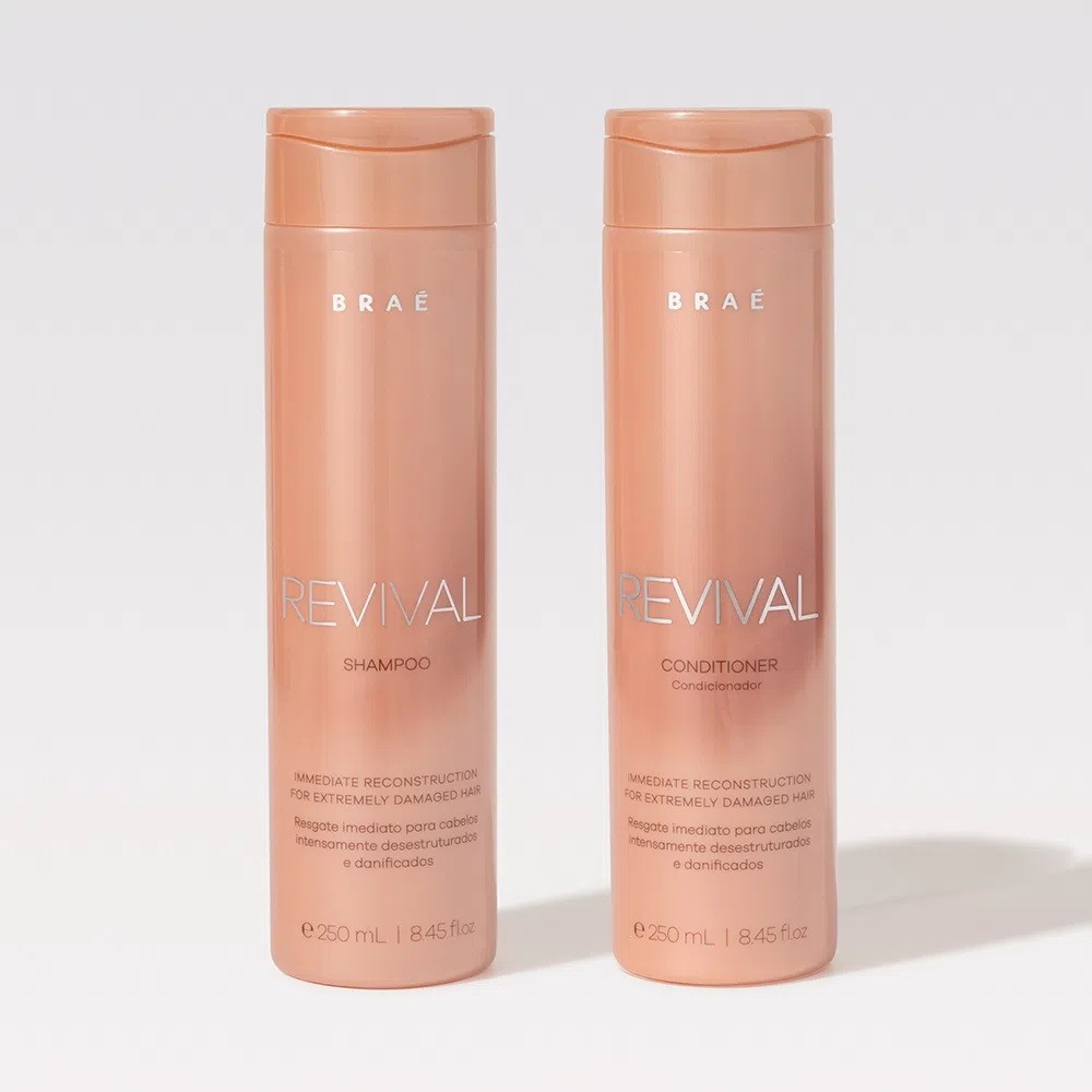 Kit Braé Revival Duo Shampo e Condicionador 2x250ml