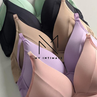 Kit 2 Sutiã de Microfibra Sem Aro Bojo Soft Confort Molinho Não Amassa em Oferta na Shopee