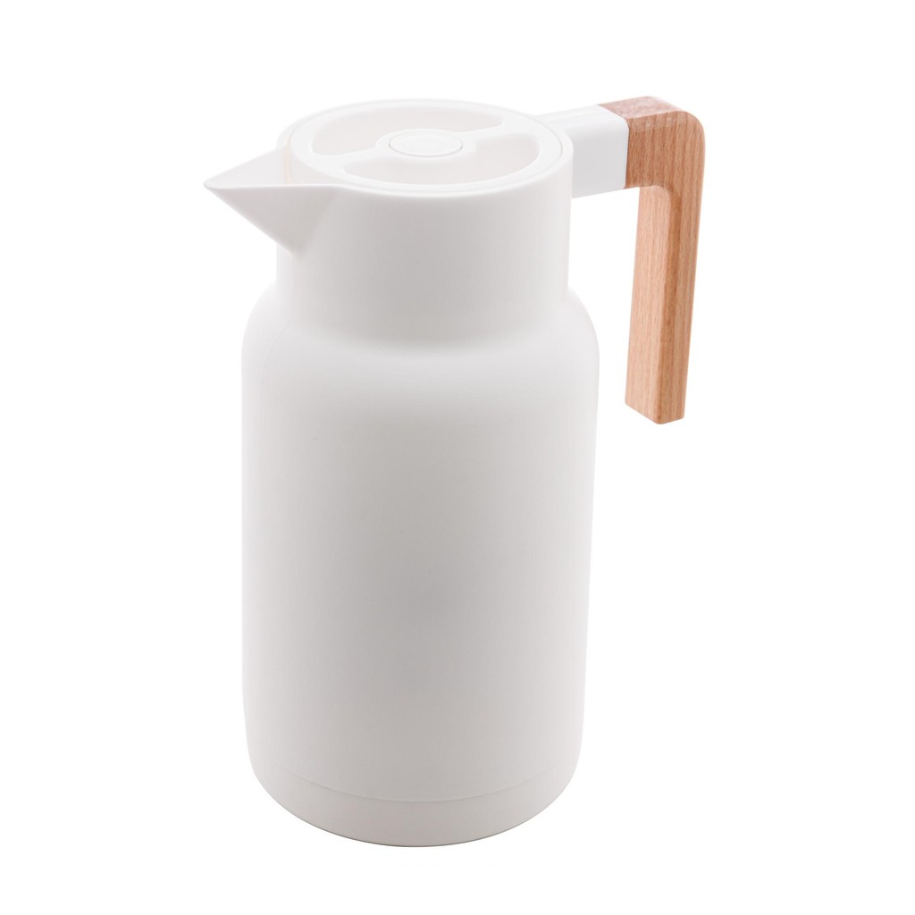 GARRAFA TERMICA DE PLASTICO ORGANIC BRANCA 1L