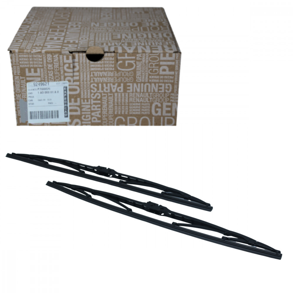 Par de palheta limpadora do parabrisa dianteiro Renault Sandero Logan Duster Kangoo - Spare Parts and Accessories for Vehicles