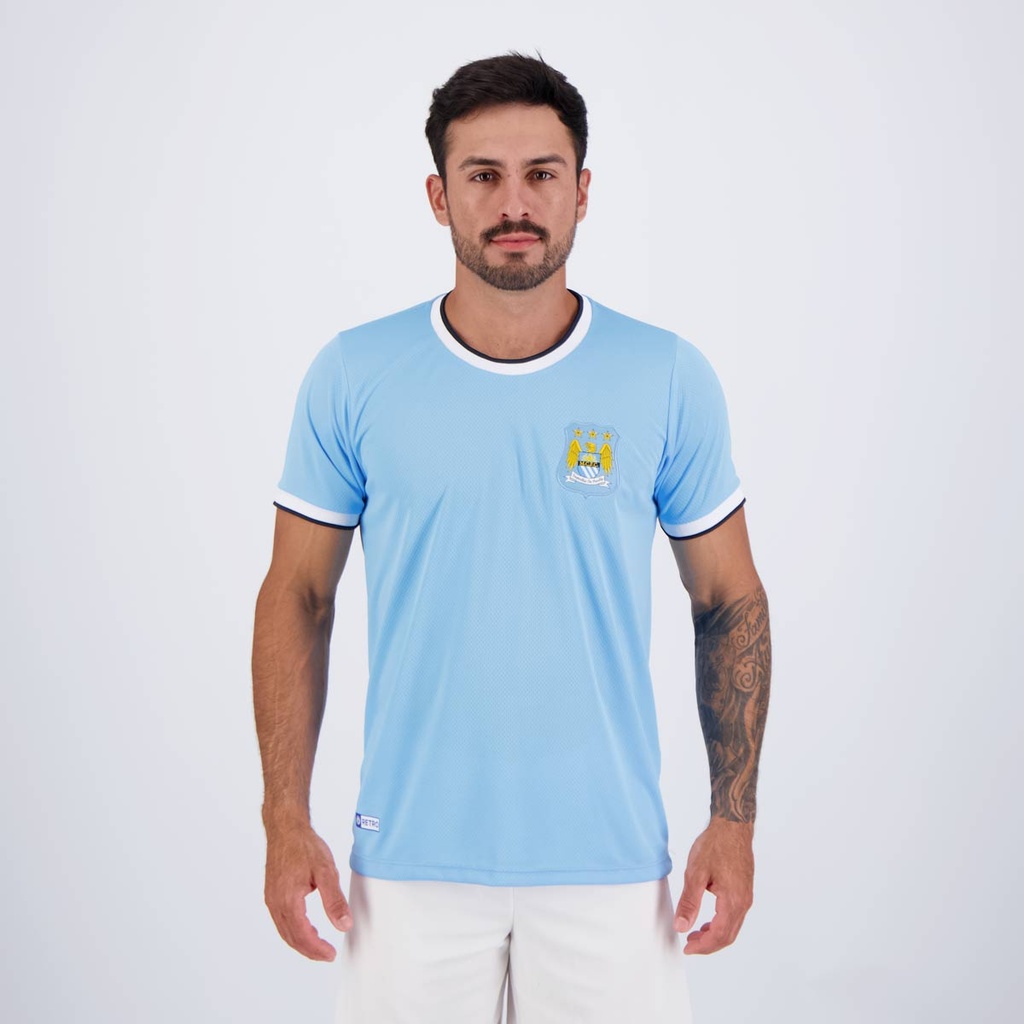 Camisa Manchester City Retro 2014 - Sports & Outdoors