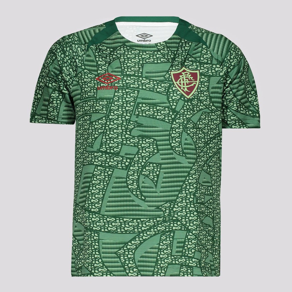 Camisa Umbro Fluminense Aquecimento 2024 Juvenil em Oferta na Shopee