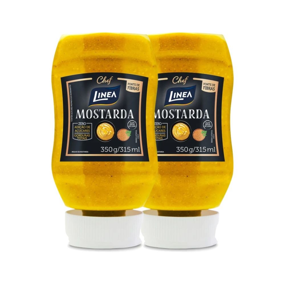 Kit 2 Molhos Linea Mostarda 350g