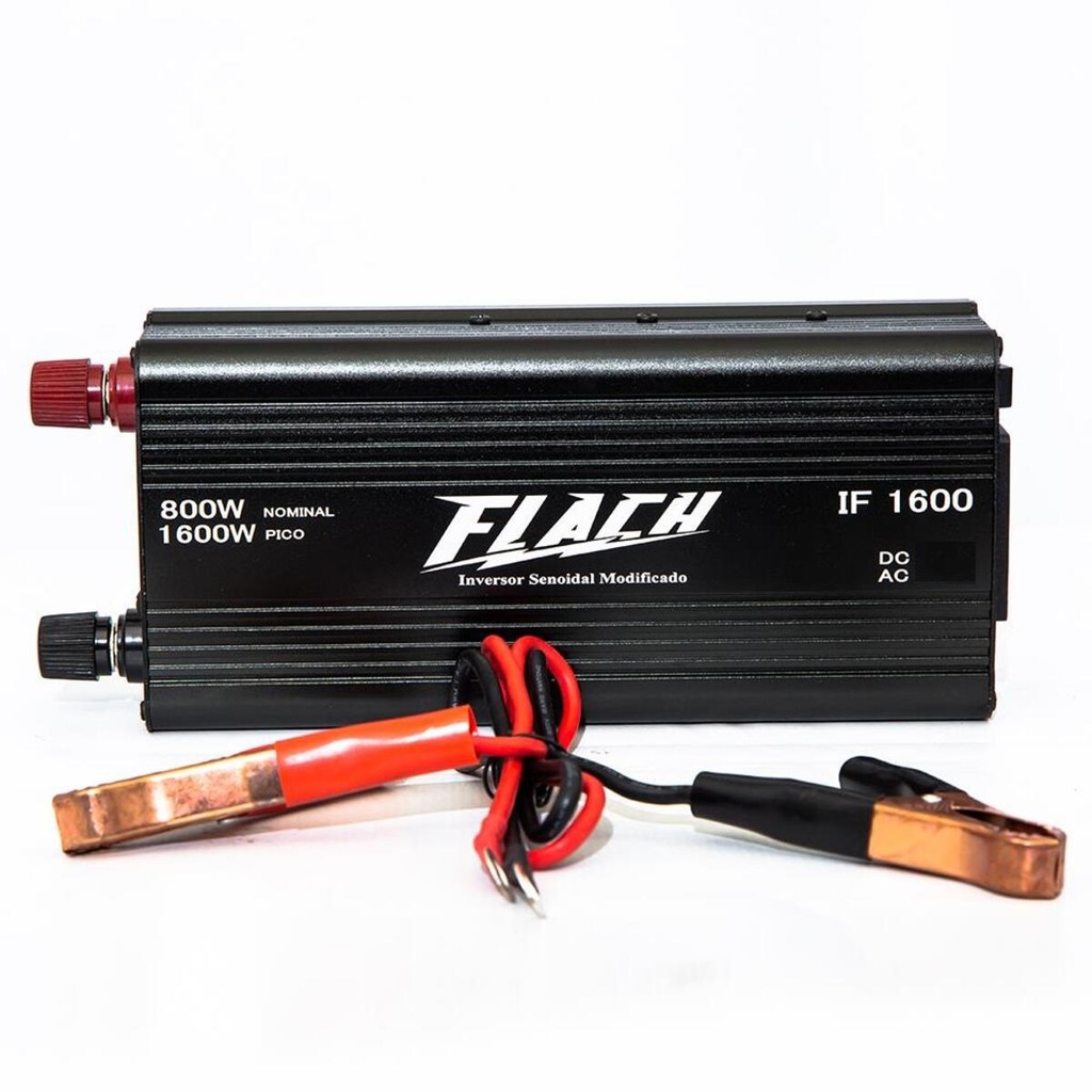 Inversor De Energia 12/127v -1600w Pico Compacto E Eficiente