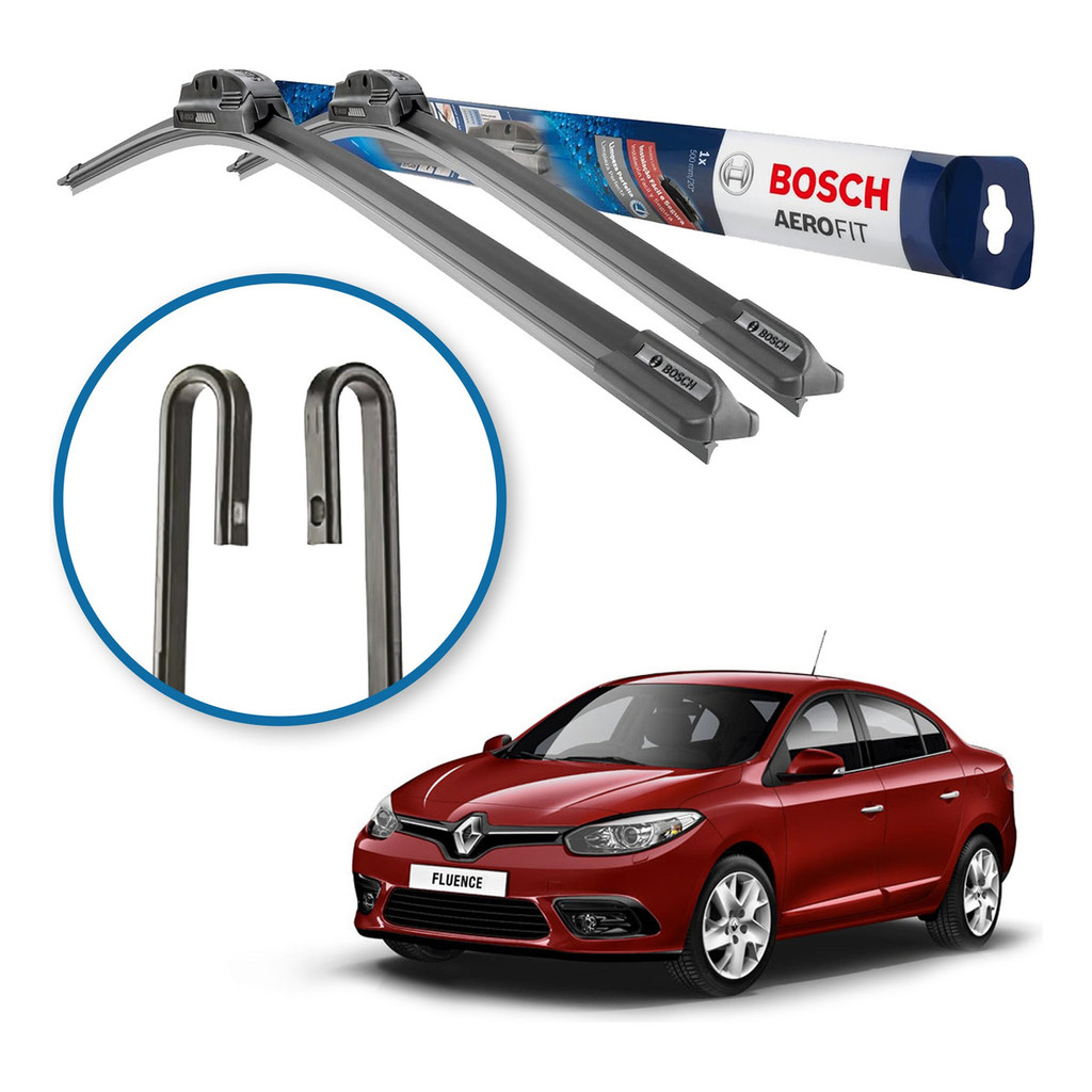 Palheta Limpador Parabrisa Original Bosch Renault Fluence 2016 a 2018 em Oferta na Shopee