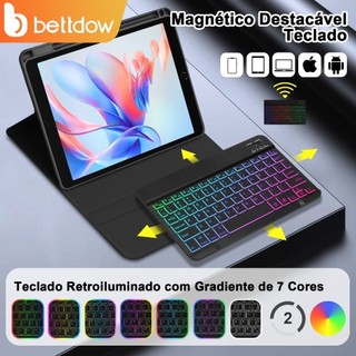 BETTDOW iPad Keyboard Case iPad Case with Keyboard with Magnetic Pencil Holder Gen10 10.9 Air4 5 10.9 Gen7 8 9