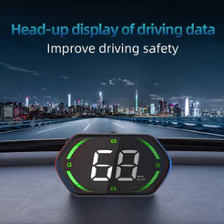 Velocímetro GPS HUD Para Carro G22 , Aviso De Velocidade Em Tempo Real E Excesso , Display De Direção