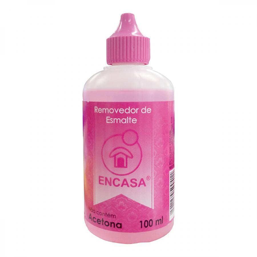 Removedor De Esmalte Encasa Sem Acetona 100Ml em Oferta na Shopee