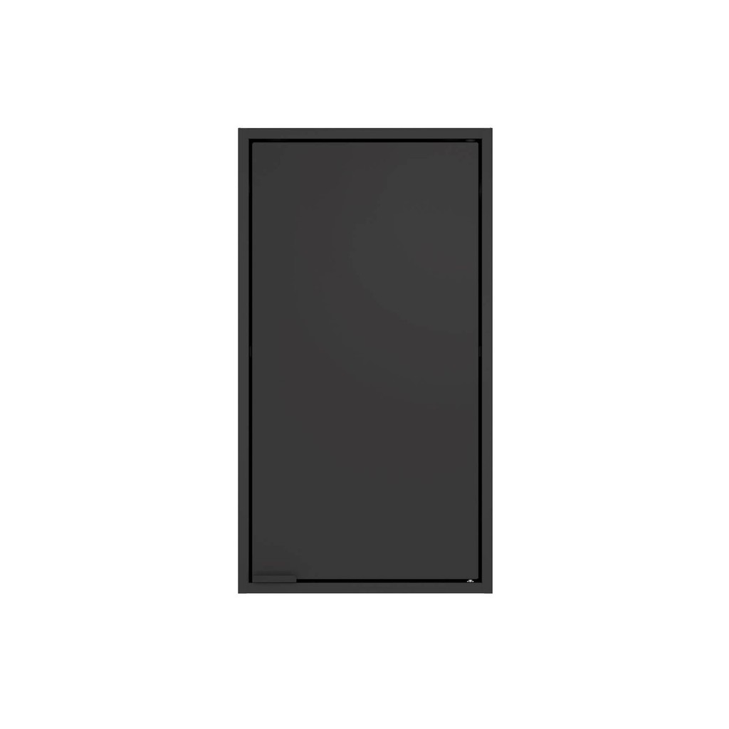 Armário Aéreo Multiúso Itatiaia Smart - 1 Porta - Preto Matte