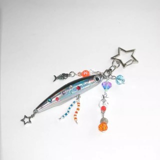 1Pc Amoroso Peixe Pingente Chaveiro Criativo Tinker Sino Isca Saco De Pesca Presente Masculino em Oferta na Shopee