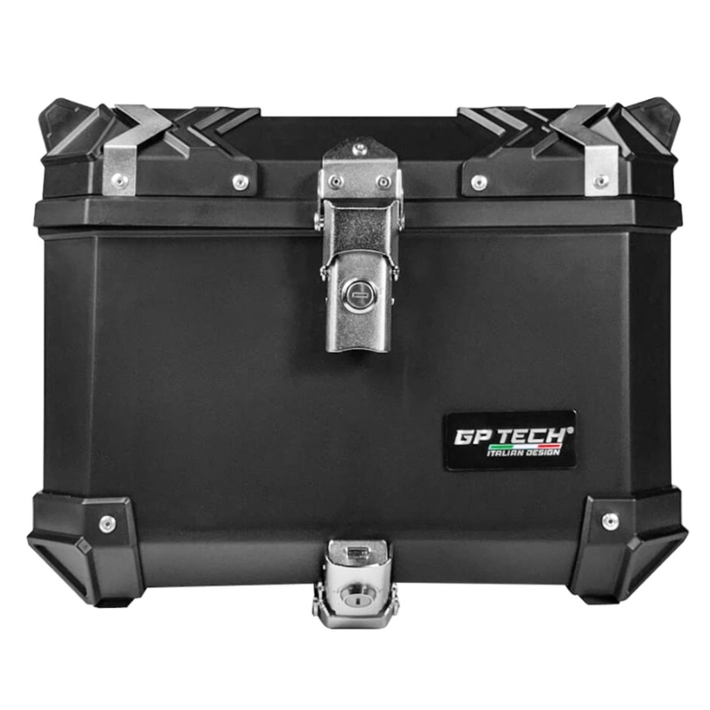Baú Para Moto Gp Tech Traseiro Preto 45 Litros S45 Plástico