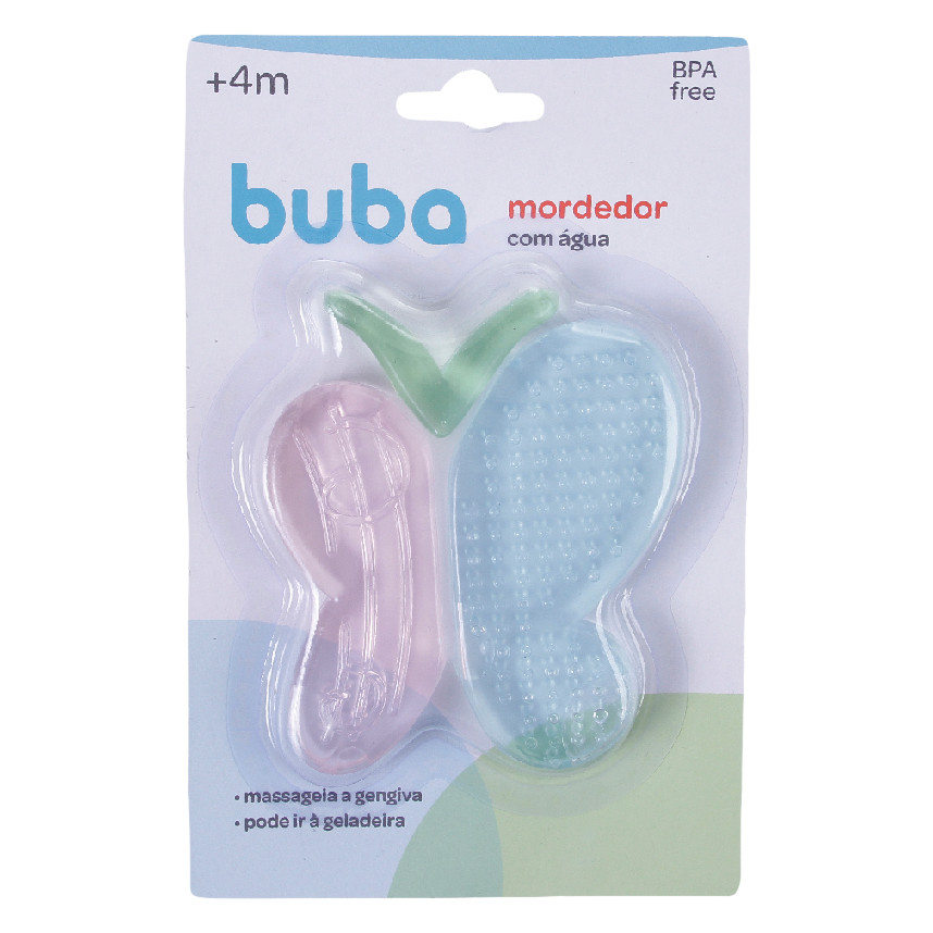 Mordedor Bebê Buba Com Água Alívio Formato Borboleta em Oferta na Shopee