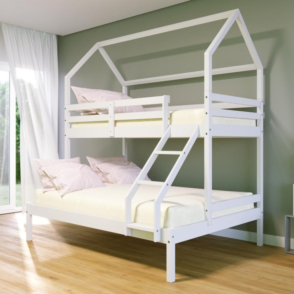Beliche Casinha Casal/Solteiro Slim RB Madeira Branco