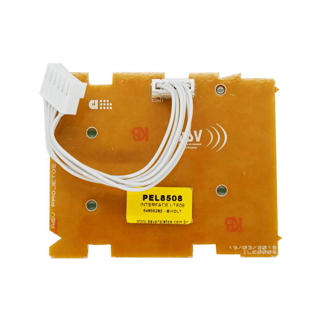 Placa De Interface ASV Bivolt Para Lavadora Electrolux LTE08 - 64500292