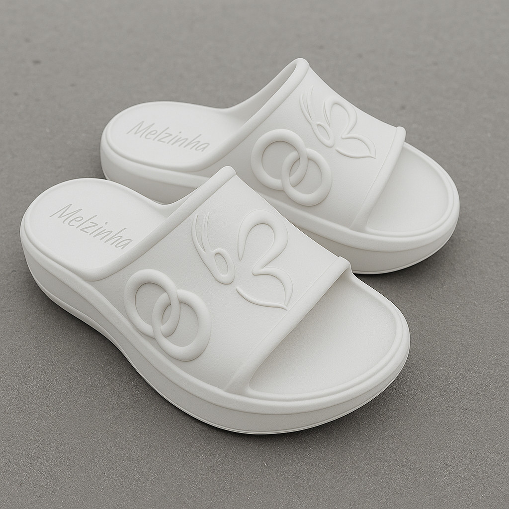 Chinelo Sandália Feminina Plataforma Macia e Leve Melzinha Blogueiras em Oferta na Shopee