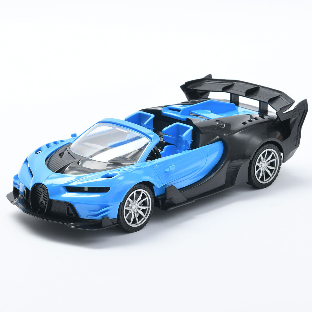 Carrinho de Controle Remoto - Azul - 1:18 - 22cm - ST Import - Mom & Baby