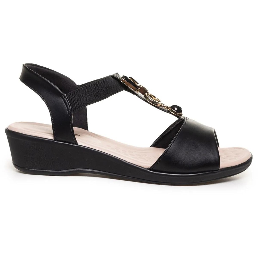 Sandália Comfortflex Anabela Feminina em Oferta na Shopee