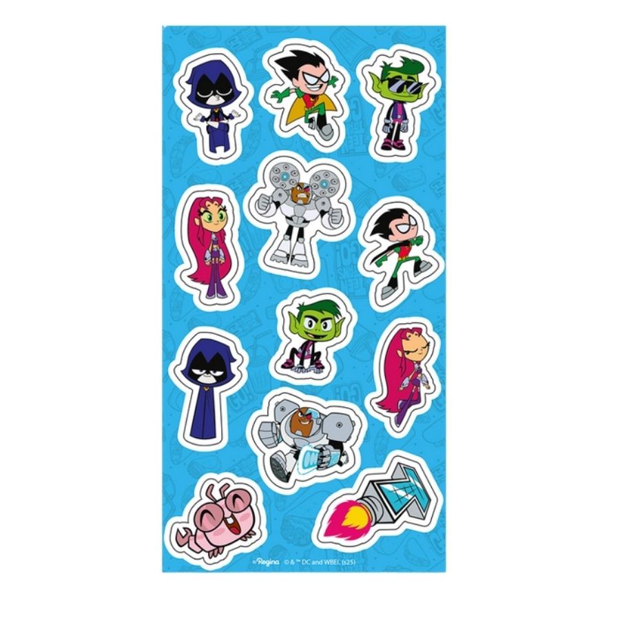 Adesivo Decorativo - Jovens Titãs GO! - 12 unidades - Regina - Rizzo