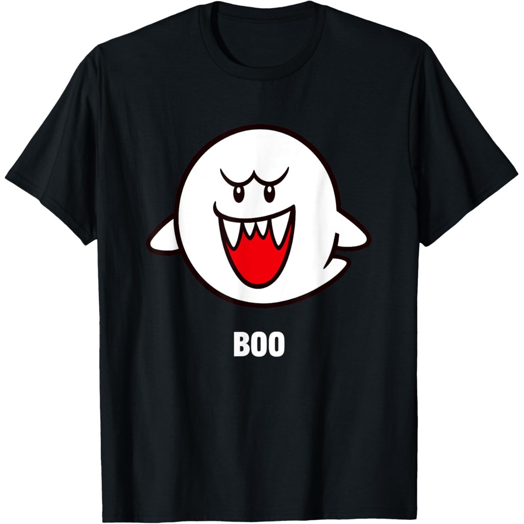 BR.halo Super Mario Bros Boo Spooky Ghost T-Shirt