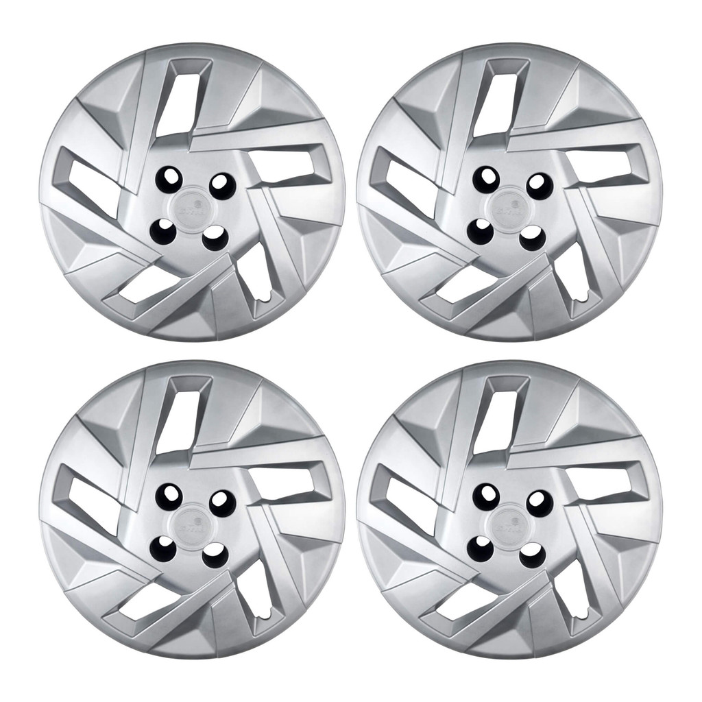 Calota Aro 15" Prata Modelo Sport T-Cross 2025 Jogo c/4 Calotas Grid - 150CP-PTA-E