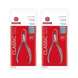 Kit Alicate De Cutícula Mundial 522C (2 Unidades)
