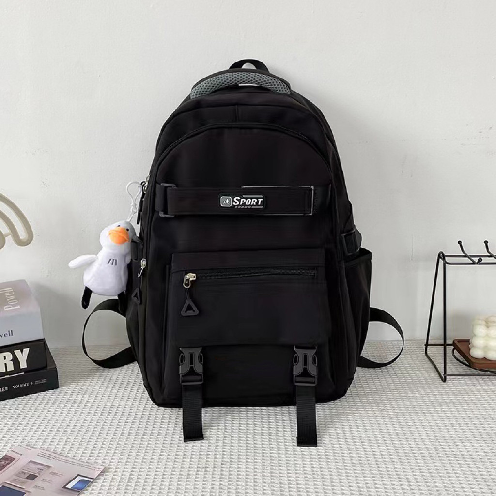 Mochila Feminina Escolar Passeio Coreano Grande Capacidade Sem Chaveiro Impermeável em Oferta na Shopee