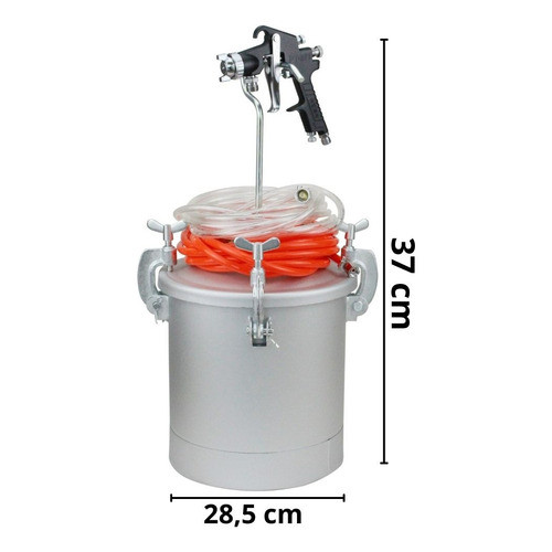 Tanque De Pressão 10l Pistola Pintura Importway - Iwpp002 · foto 2