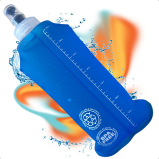 Garrafa Hidratação Silicone Soft Flash 350ml Dobrável em Oferta na Shopee