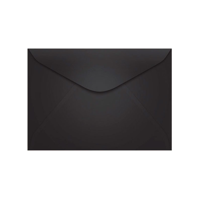 Envelope Color Plus Preto 114x162mm blister com 10 unidades Scrity - Stationery