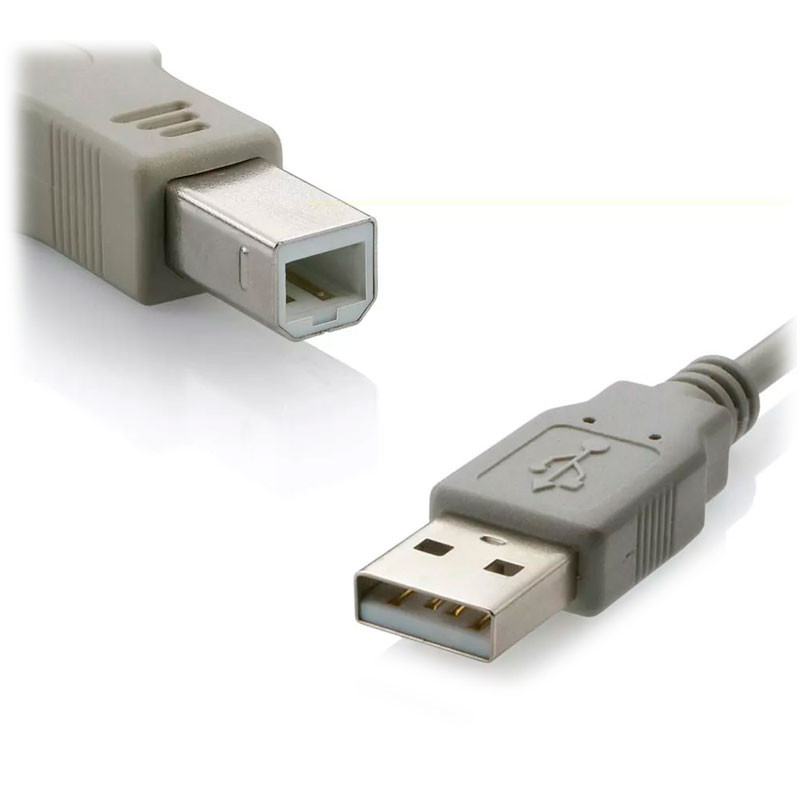 Cabo USB 2.0 tipo A X tipo B para impressora 1,8M WI027 Multilaser - Mobile & Gadgets