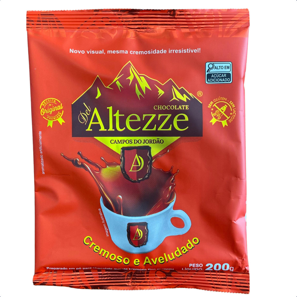 CHOCOLATE  QUENTE CREMOSO SUISSE ( ALTEZZE) PCT 200G