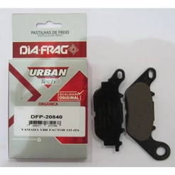 Pastilha De Freio Dianteira YAMAHA YS 150 FAZER SED ED 2013 a 2022 – Diafrag DFP-20840