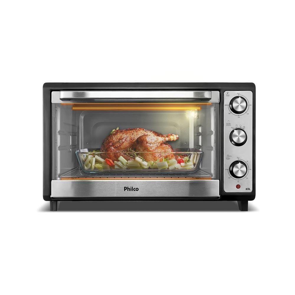 Forno Elétrico Philco 65L Dupla Resistência Bancada Preto PFE65 110V em Oferta na Shopee
