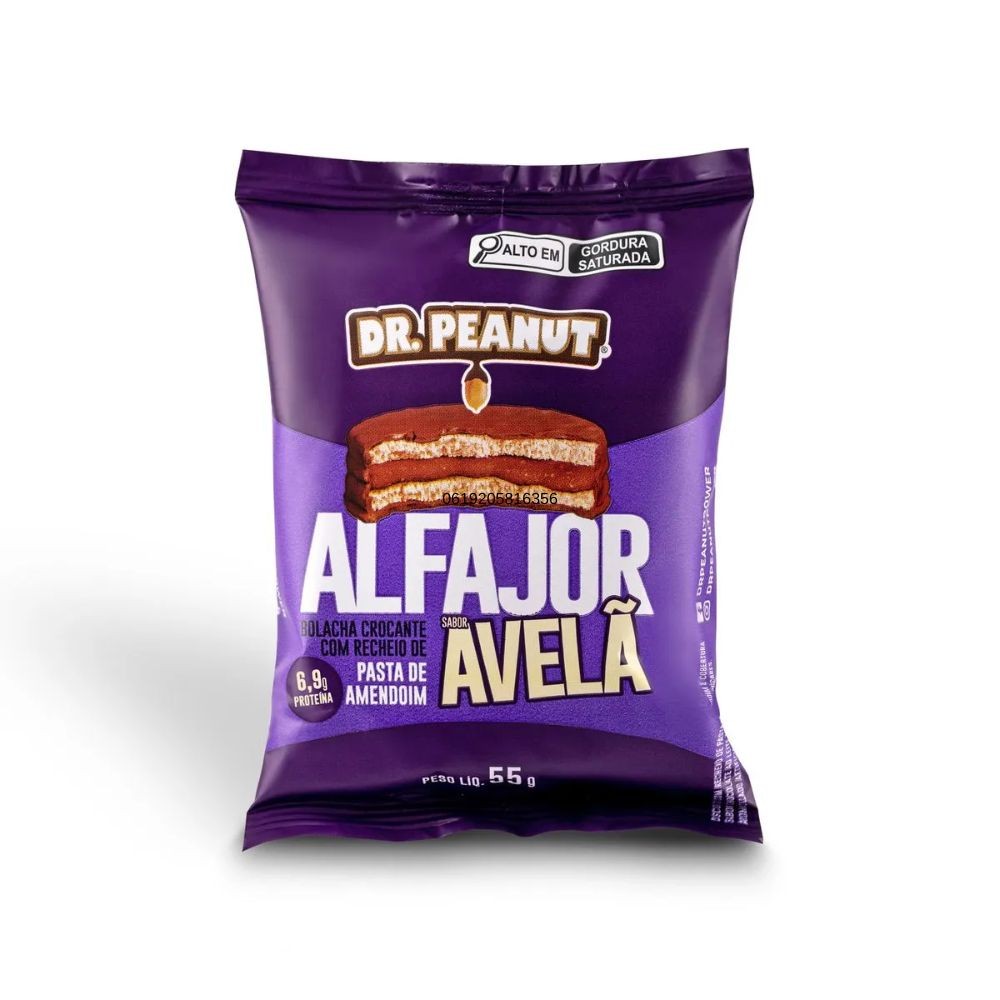 Alfajor Dr. Peanut sabor Avelã 55g - Food & Beverages