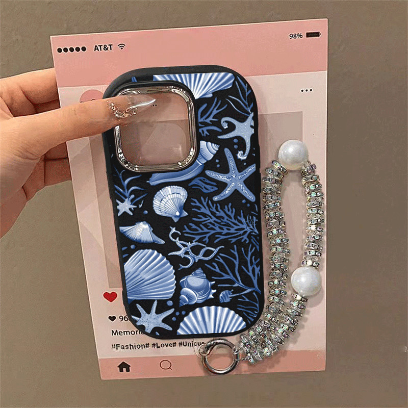 Capinha Capa de Silicone padrão de coral Anti queda e Macia para REDMI A1 A2 10 12C 13C NOTE 8 9 10 11 12 13