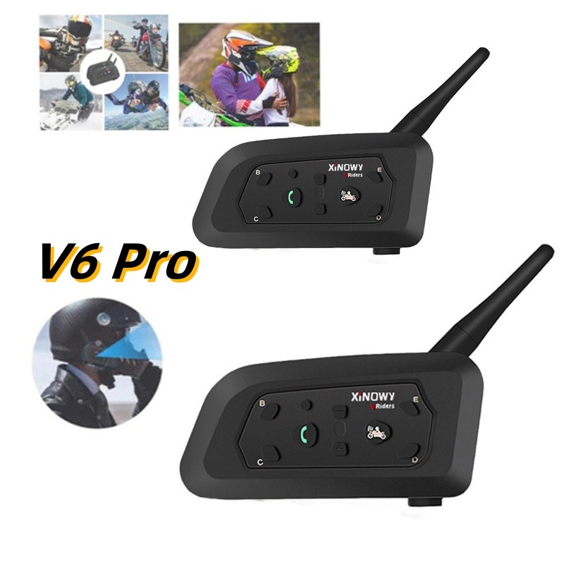 Redução de ruído Intercomunicador Moto V6 Pro Xinowy Capacete Pronta Entrega em Oferta na Shopee