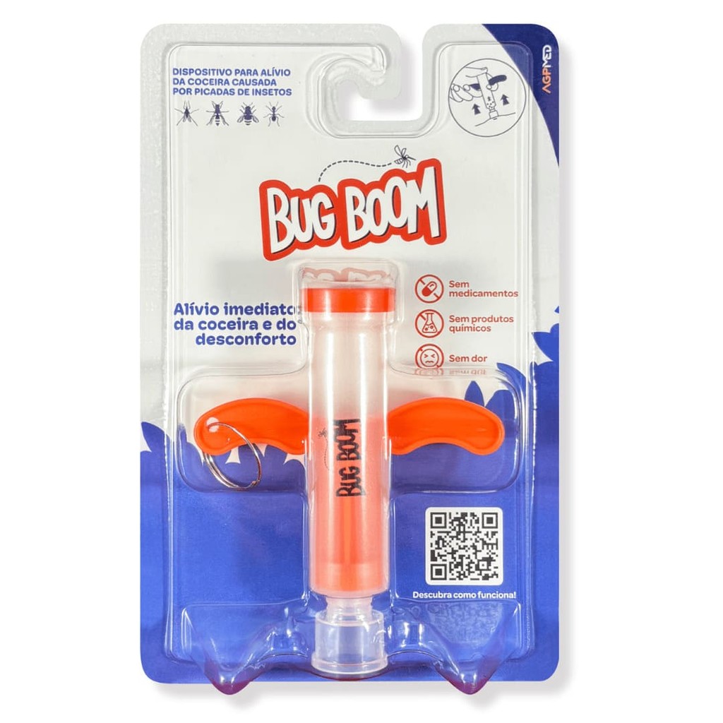Bug Boom Laranja Alivia A Coceira Tira Picada Inseto Formiga