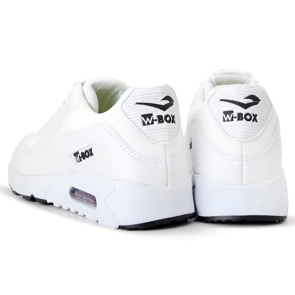 Tenis Wbox Masculino Branco Unissex Confortavel Academia Caminhada Casual