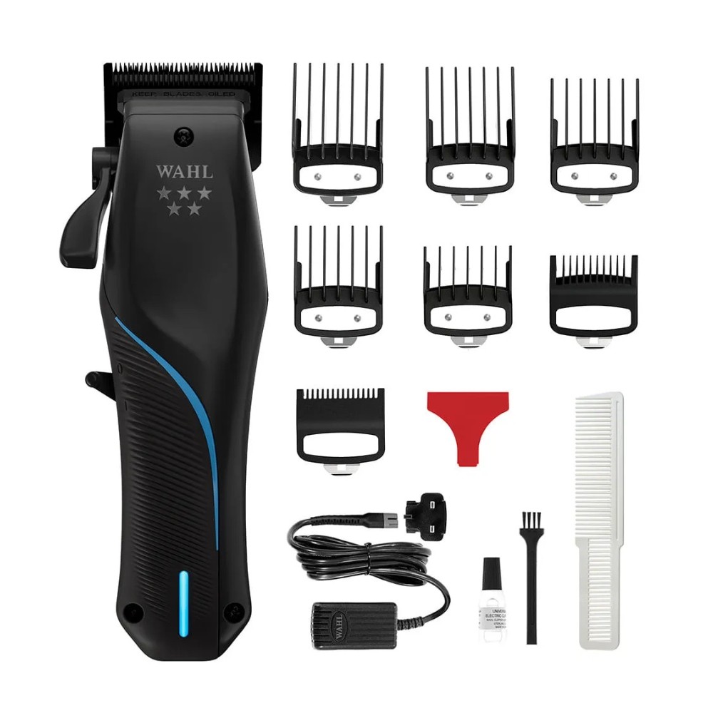 Máquina de Cortar Cabelo Wahl Vapor Cordless Bivolt 8000 RPM Lâmina F32 Fadeout Sem Fio