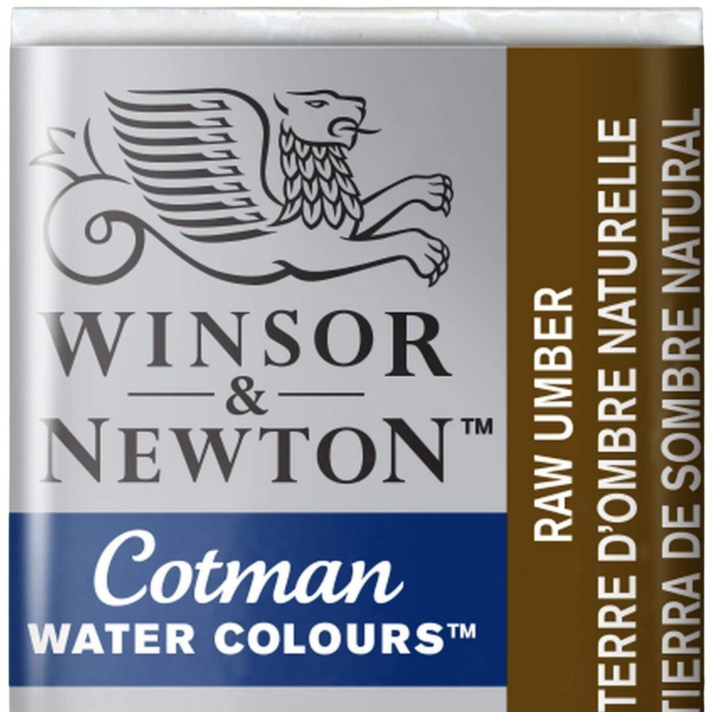 Tinta Aquarela Cotman Winsor & Newton Pastilha 554 Raw Umber