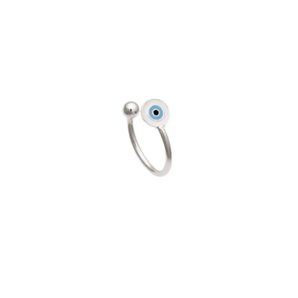 Piercing Fake de Prata 925 Olho Grego · foto 2