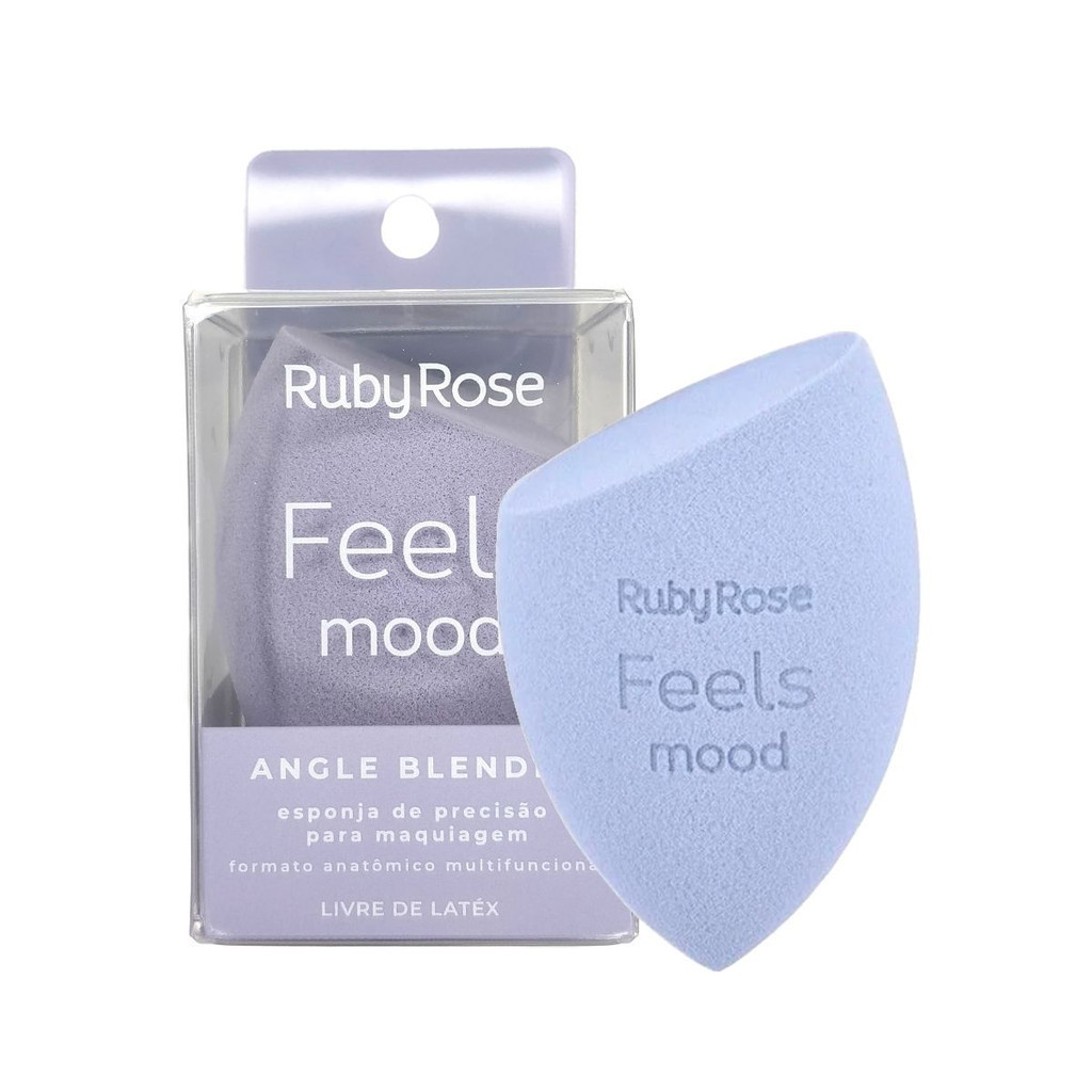 Kit 08 Unidades Esponja de Maquiagem Fells Mood Ruby Rose