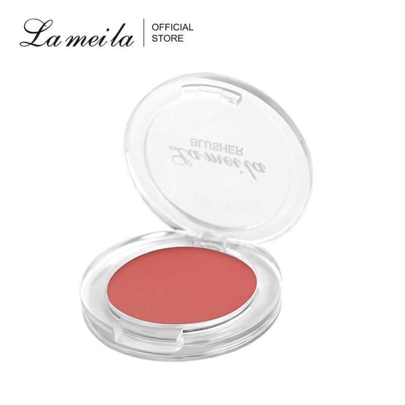 Imagem Lameila Face Blusher Maquiagem Blush On Powder Em Pó Alta Pigmentada Natural Matte Cosmético